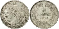World Coins - Coin, France, Cérès, 5 Francs, 1870, Bordeaux, , Silver, KM:818.2