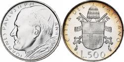 World Coins - VATICAN CITY, John Paul II, 500 Lire, 1980, Rome, Silver, , KM:148