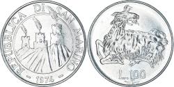 World Coins - Coin, San Marino, 100 Lire, 1974, Rome, FDC, , Steel, KM:36