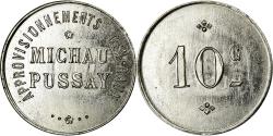 World Coins - Coin, France, Approvisionnements Généraux, MICHAU, Pussay, 10 Centimes