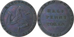 World Coins - United Kingdom, Halfpenny Token, William Callister, 1831, Copper,