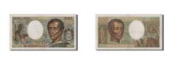 World Coins - Banknote, France, 200 Francs, 200 F 1981-1994 ''Montesquieu'', 1981, EF(40-45)