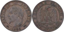 World Coins - France, Napoleon III, 5 Centimes, 1856, Rouen, Bronze, , Gadoury:152