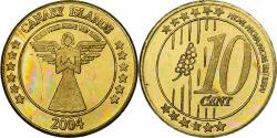 World Coins - Spain, Canary Islands, 10 Euro Cent, Fantasy euro patterns, Essai-Trial, Proof