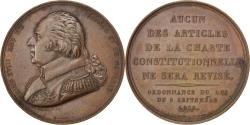 World Coins - France, Medal, Louis XVIII, Politics, Society, War, 1816, Gayrard,