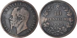 World Coins - Coin, Italy, Vittorio Emanuele II, 10 Centesimi, 1862, Milan, , Copper