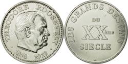World Coins - France, Medal, Les grands destins du XXeme siècle, Théodore Roosevelt