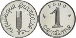 World Coins - Coin, France, Épi, Centime, 2000, Paris, Proof, , Stainless Steel