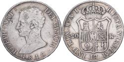 World Coins - Spain, José I Bonaparte, 20 Réales, 1810, Madrid, Silver,
