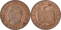 World Coins - Coin, France, Napoleon III, Napoléon III, Centime, 1853, Lyon,