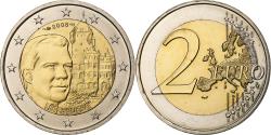 World Coins - Luxembourg, 2 Euro, Château de Berg, 2008, Pessac, Bi-Metallic,