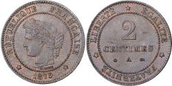World Coins - France, 2 Centimes, Cérès, 1879, Paris, Bronze, , Gadoury:105