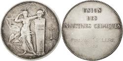 World Coins - France, Medal, French Fourth Republic, Business & industry, , Silver