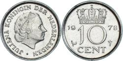 World Coins - Coin, Netherlands, Juliana, 10 Cents, 1978, , Nickel, KM:182