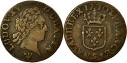 World Coins - Coin, France, Louis XV, Liard à la vieille tête, Liard, 1770, Reims