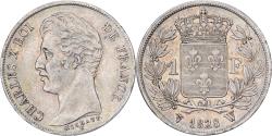 World Coins - France, Charles X, 1 Franc, 1828, Lille, Silver,