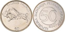 World Coins - Coin, Slovenia, 50 Tolarjev, 2005, Kremnica, , Copper-nickel, KM:52