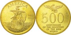 Us Coins - United States of America, Medal, 500ème Anniversaire de la Découverte de