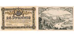 World Coins - Germany, Saarburg, 25 Pfennig, 1921-07-01, UNC(63)