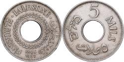 World Coins - Palestine, PALESTINE, 5 Mils, 1946, Copper-nickel, , KM:3
