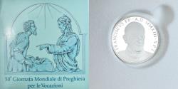 World Coins - Vatican, Pape François, 10 Euro, Prière mondiale, 2013, Rome,