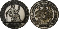 World Coins - France, Token, Chambre au Tribunal de Commerce, Nantes, Silver, Flan brillant