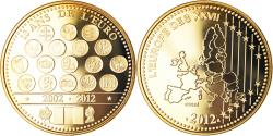 World Coins - France, Medal, L'Europe des XXVII, 10 Ans de l'Euro, Politics, 2012,
