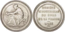 World Coins - France, Medal, Second French Empire, Business & industry, , Silver