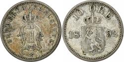 World Coins - Norway, 10 Öre, 1892, Silver, , KM:350