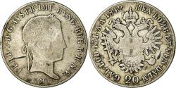 World Coins - Coin, Austria, Ferdinand I, 20 Kreuzer, 1842, Milan, , Silver, KM:2208