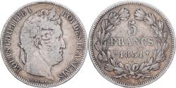 World Coins - Coin, France, Louis-Philippe, 5 Francs, 1831, La Rochelle, , Silver