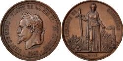 World Coins - France, Medal, Second French Empire, Business & industry, 1867, Borrel