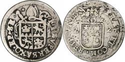 World Coins - Swiss Cantons, Sion (Valais), Franz Joseph Supersaxo, 1/2 Batzen