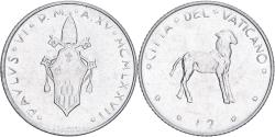 World Coins - Vatican, Paul VI, 2 Lire, 1977 - Anno XV, Roma, BU, , Aluminum, KM:117