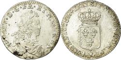 World Coins - Coin, France, Louis XV, 1/6 Écu de France, 20 Sols, 1/6 ECU, 1722, Orléans