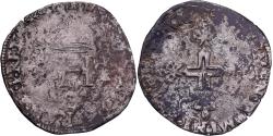 World Coins - France, Henri III, Double Sol Parisis, Uncertain date, Billon,