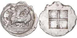 Ancient Coins - Macedonia, Tetradrachm, ca. 470-430 BC, Akanthos, Silver, AU(55-58), HGC:3.1-384