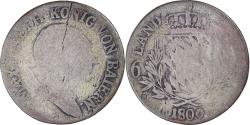 World Coins - Coin, German States, BAVARIA, Maximilian IV, Josef, 6 Kreuzer, 1809,