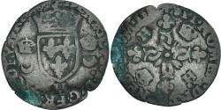 World Coins - Coin, France, Henri II, Douzain aux croissants, Uncertain date, La Rochelle