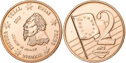 World Coins - Sweden, Medal, 2 C, Essai Trial, 2004, Copper, Gustav II,