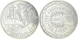 World Coins - France, 10 Euro, Rhône Alpes, 2012, , Silver