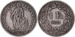 World Coins - Switzerland, Franc, 1912, Bern, , Silver, KM:24