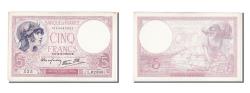 World Coins - Banknote, France, 5 Francs, 5 F 1917-1940 ''Violet'', 1939, 1939-09-14