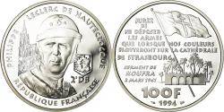 World Coins - Coin, France, Général Leclerc, 100 Francs, 1994, BE, , Silver