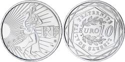 World Coins - France, 10 Euro, 2009, Monnaie de Paris, Semeuse, , Silver