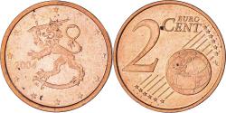 World Coins - Finland, 2 Euro Cent, 2004, Vantaa, , Copper Plated Steel, KM:99