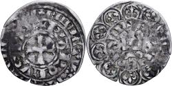 World Coins - France, Charles IV, Maille Blanche, 1326, Billon, , Duplessy:243D