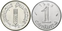 World Coins - Coin, France, Épi, Centime, 1983, Paris, série FDC, , Stainless