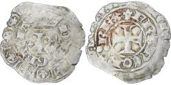 World Coins - France, Charles V, Blanc au K, 1365-1380, Billon, , Duplessy:363