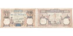World Coins - France, 1000 Francs, Cérès et Mercure, 1927-05-25, J.264, VF(20-25)